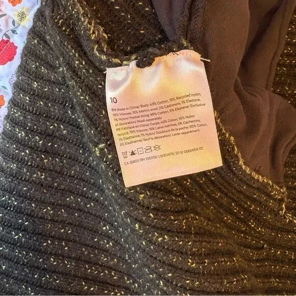 Lululemon Cotton-Cashmere Blend Sweater Wrap - Picture 8 of 9